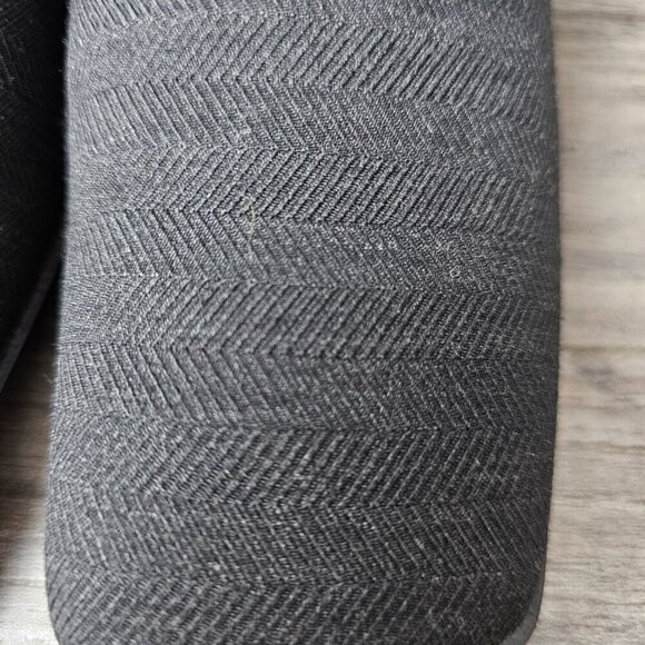 Enzo Angiolini Women's Textured Block Heel Mary Jane Black Pump Dress Shoe - Picture 8 of 14